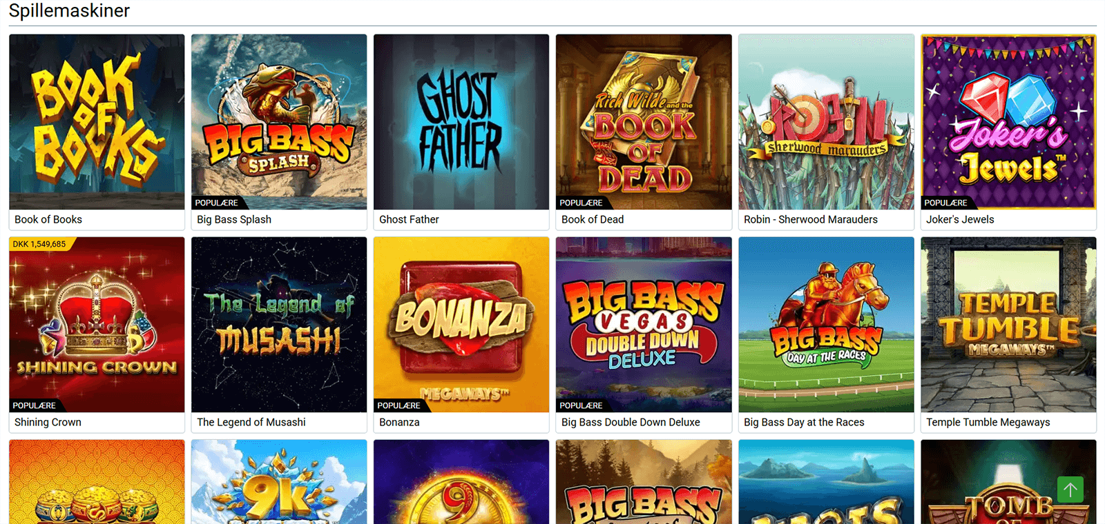 Genting Casino spilleautomater i Danmark