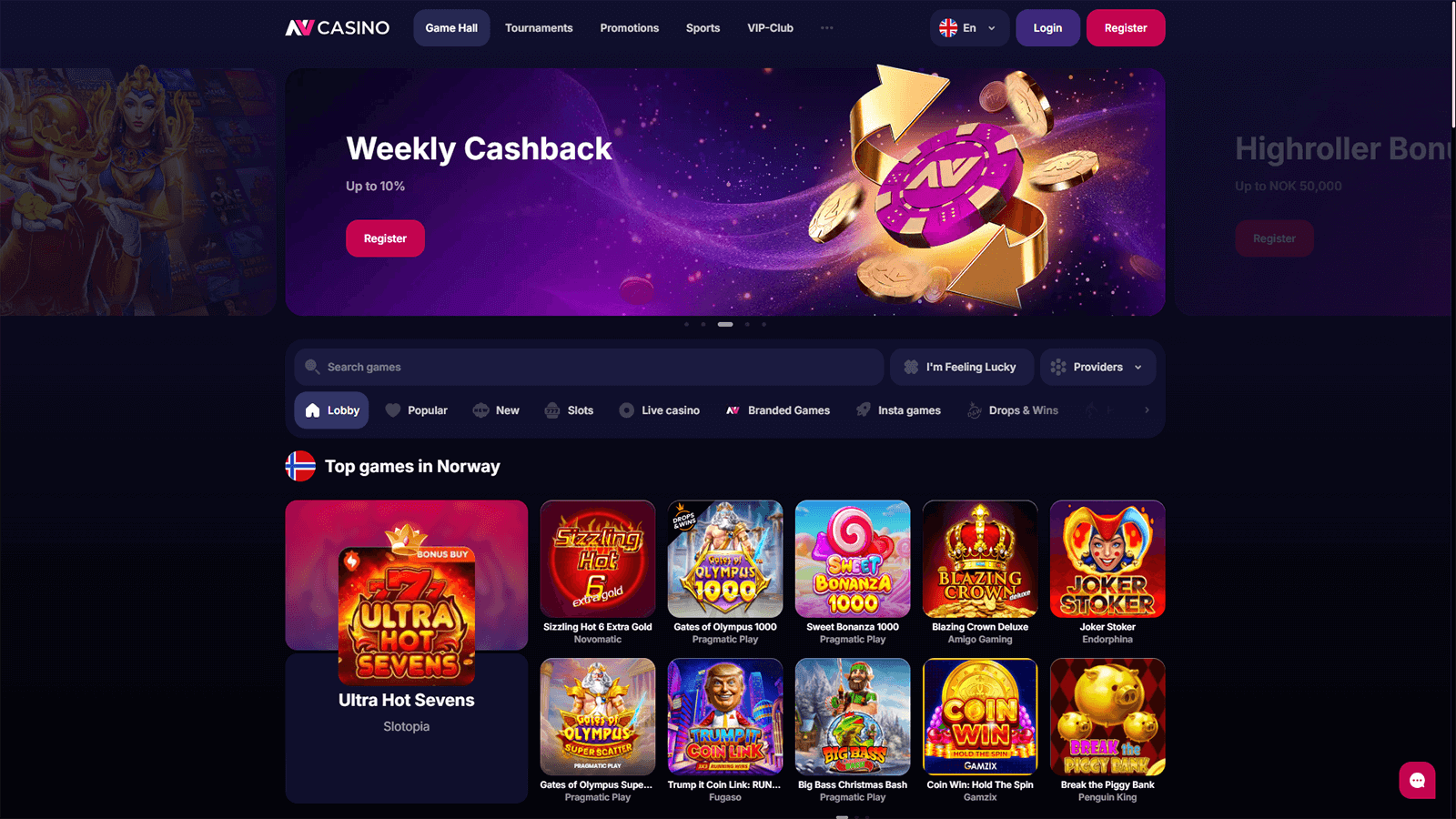NV.Casino Homepage Denmark