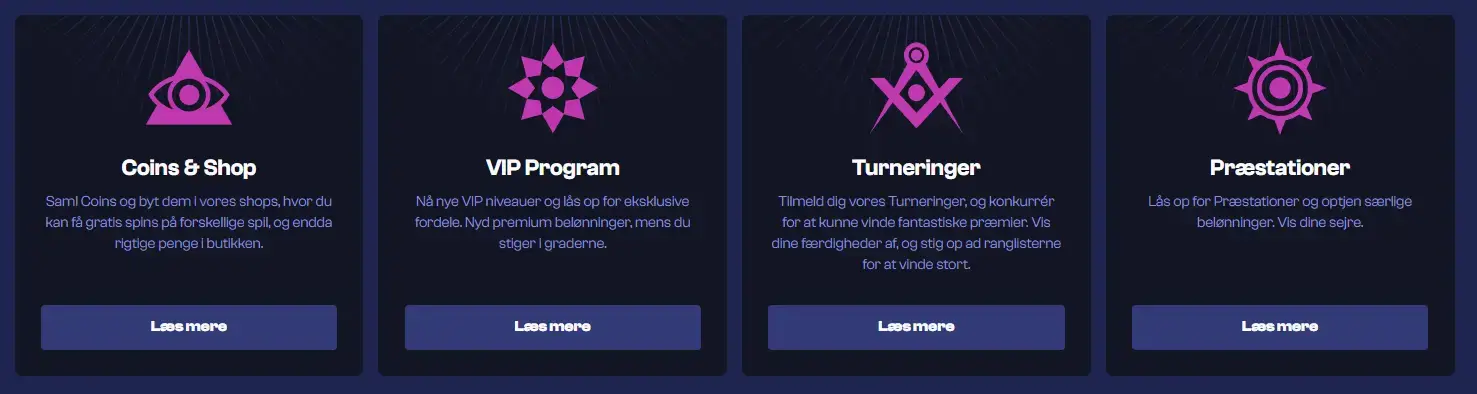 God of Wins Casino VIP program, butik og turneringer